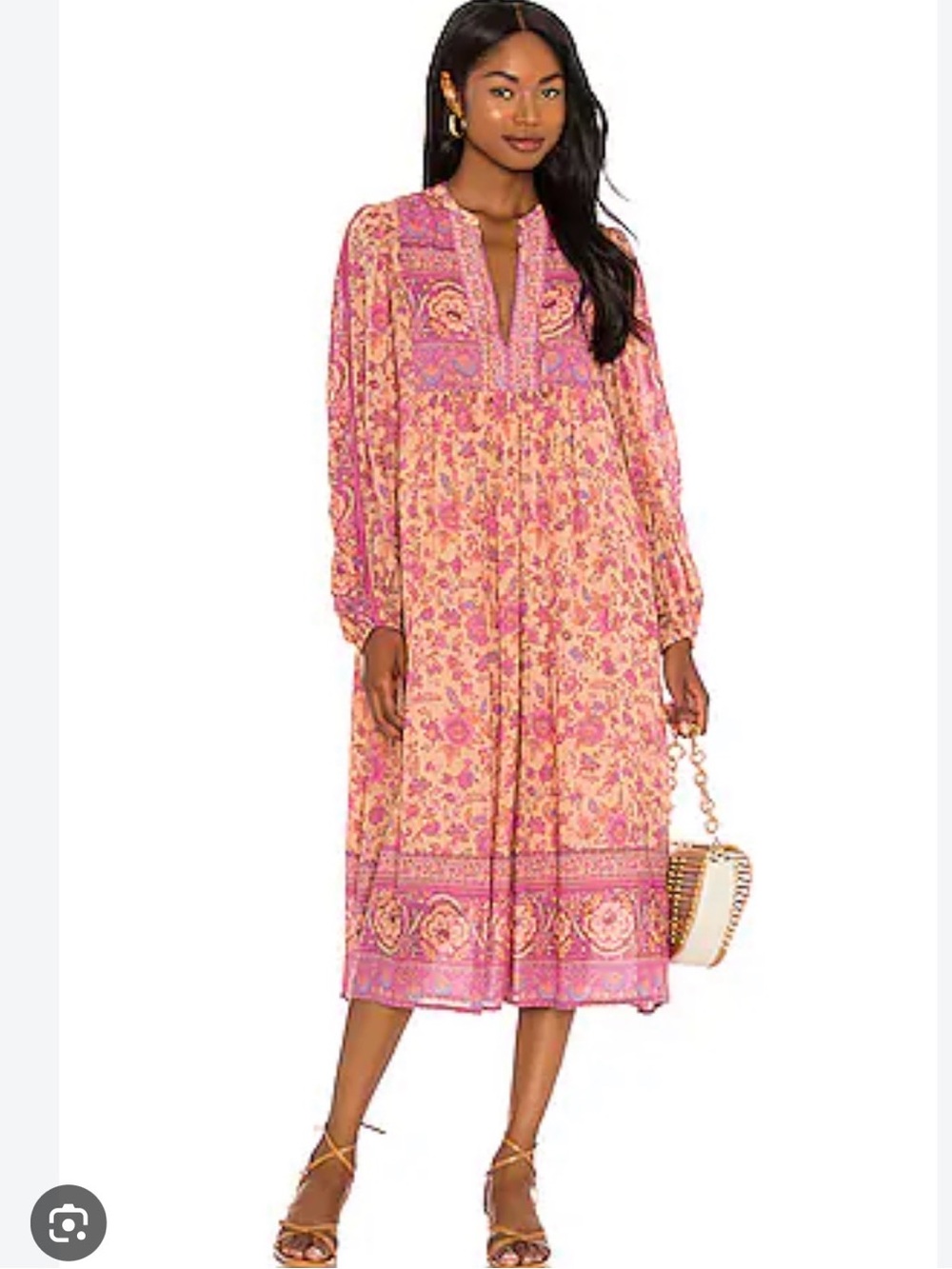 SPELL folk song bobo dress in blossom